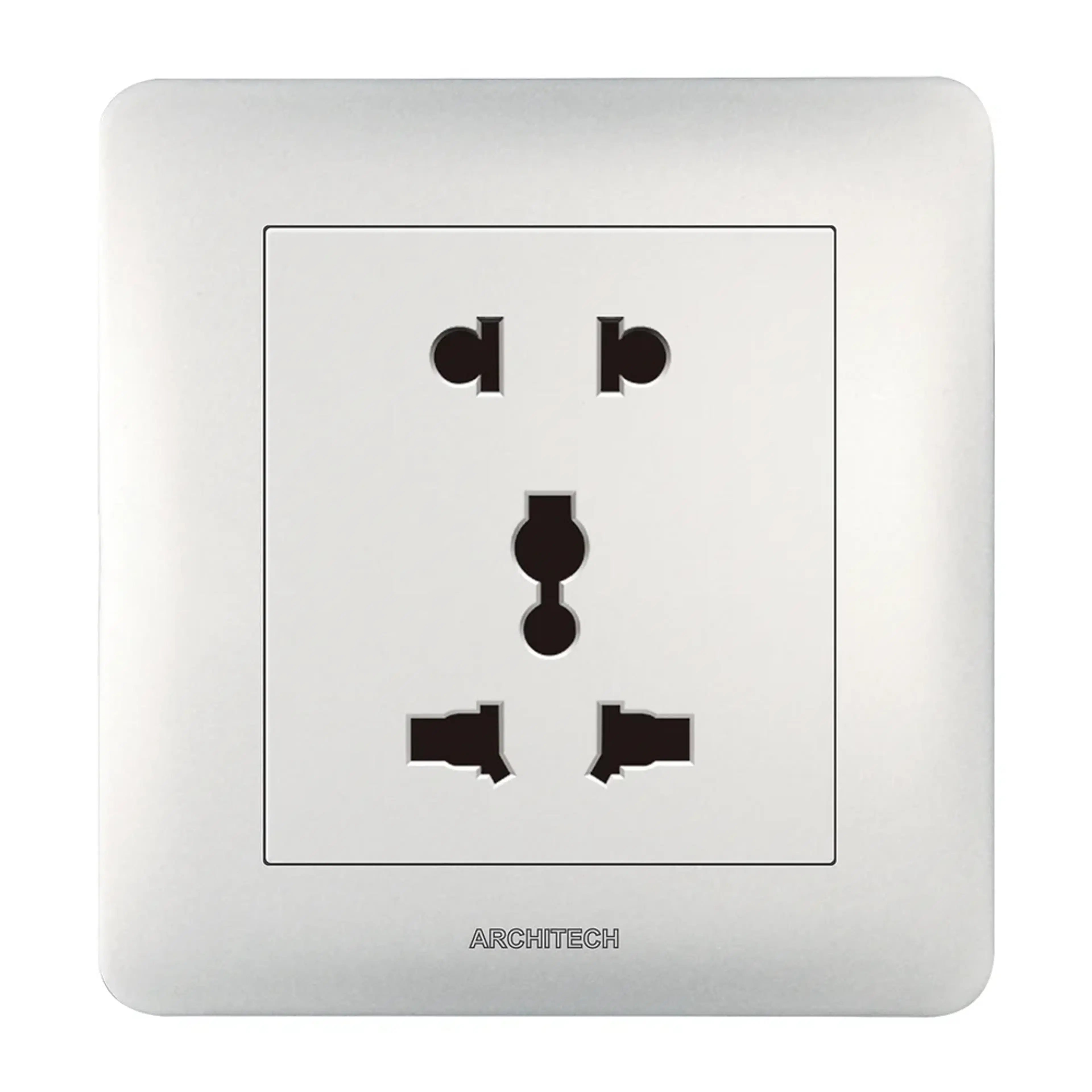 ARCHITECH A63 INFINITY Stop Kontak Universal 2 Pin & 3 Pin 16A