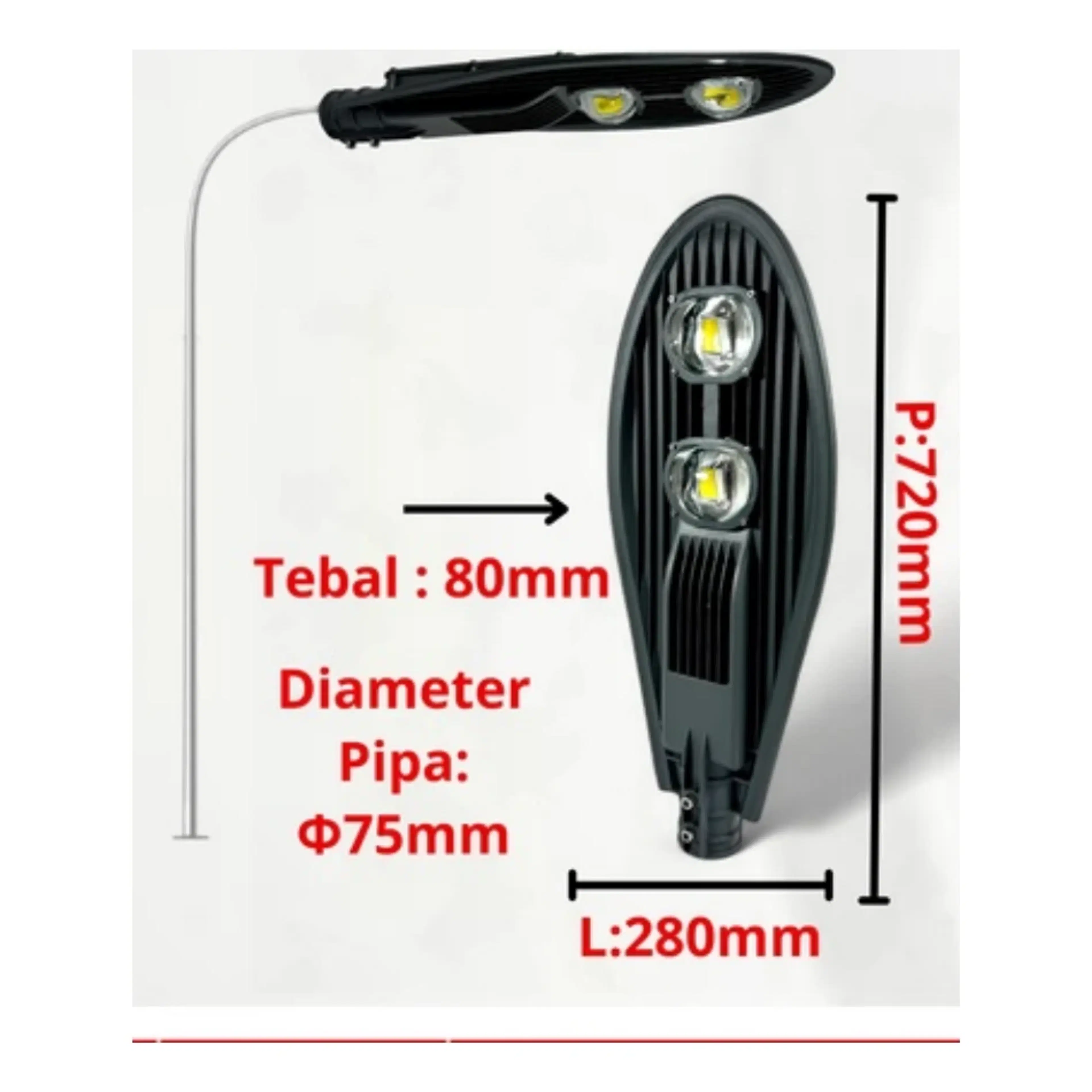 Lampu Jalan LED AP-8117 COB - Image 1