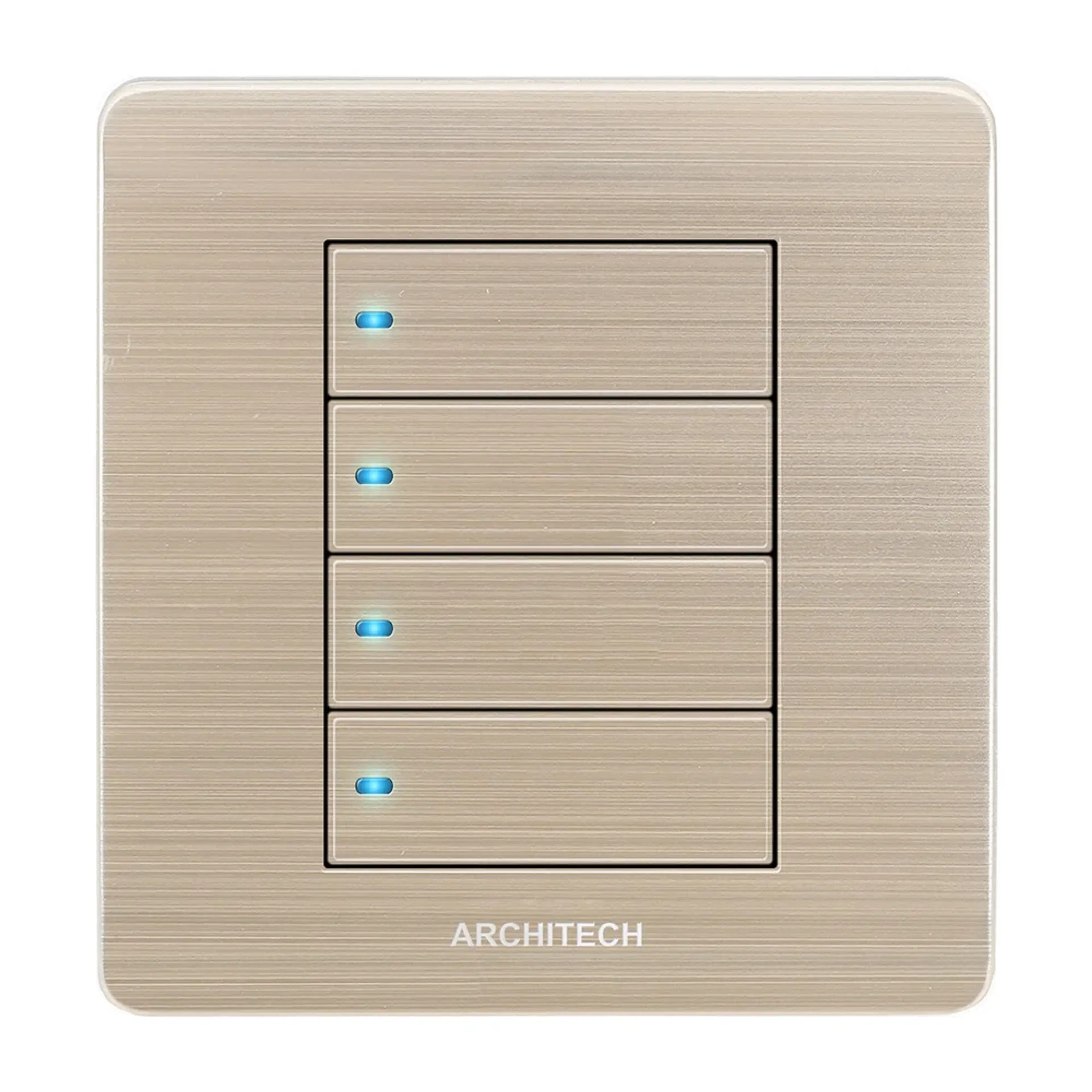 ARCHITECH B9 PLATINUM Saklar 4 Gang Rata + Indikator LED - Image 3