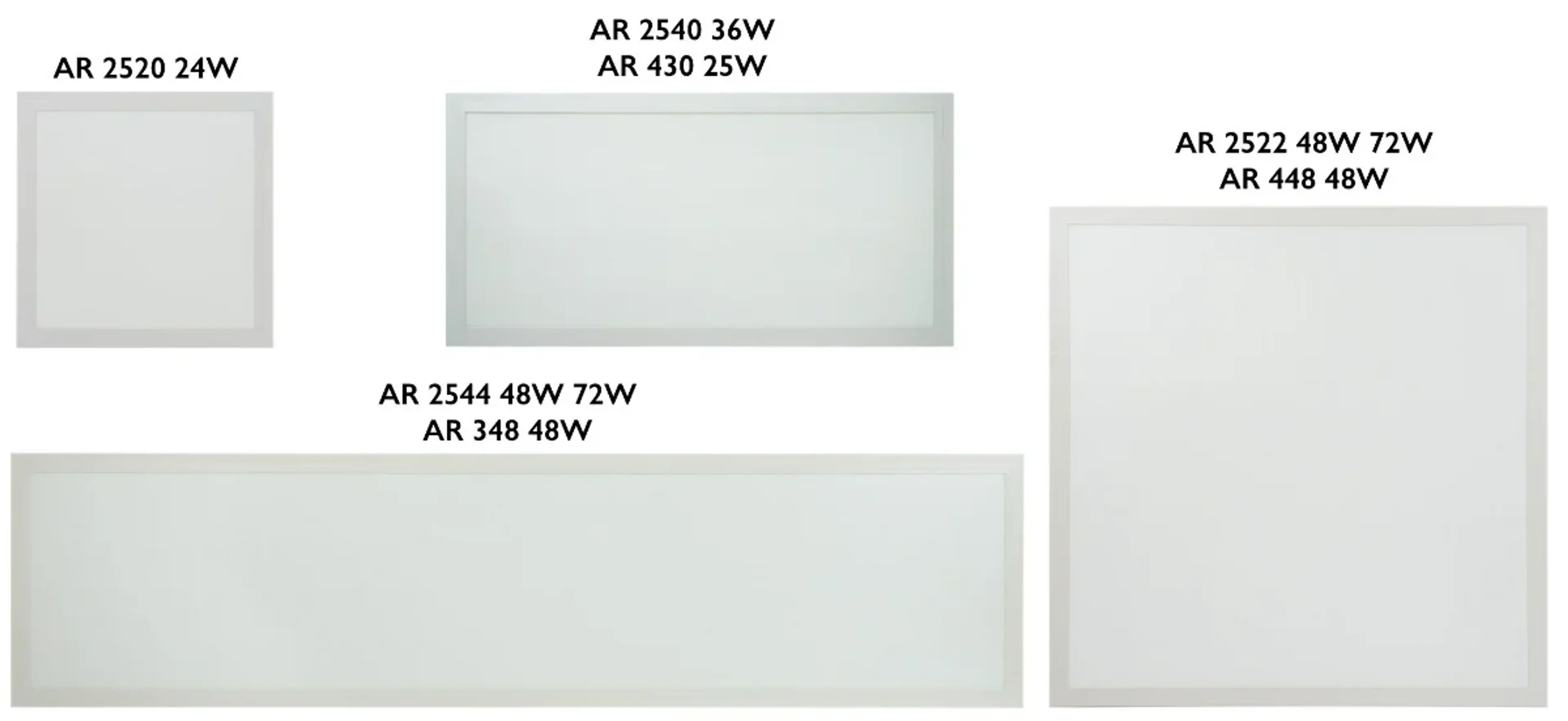 AR 2520 24W, AR 2540 36W, AR 2522 48W 72W, AR 2544 48W 72W, AR 430 25W, AR 448 48W, AR 348 48W - Image 2