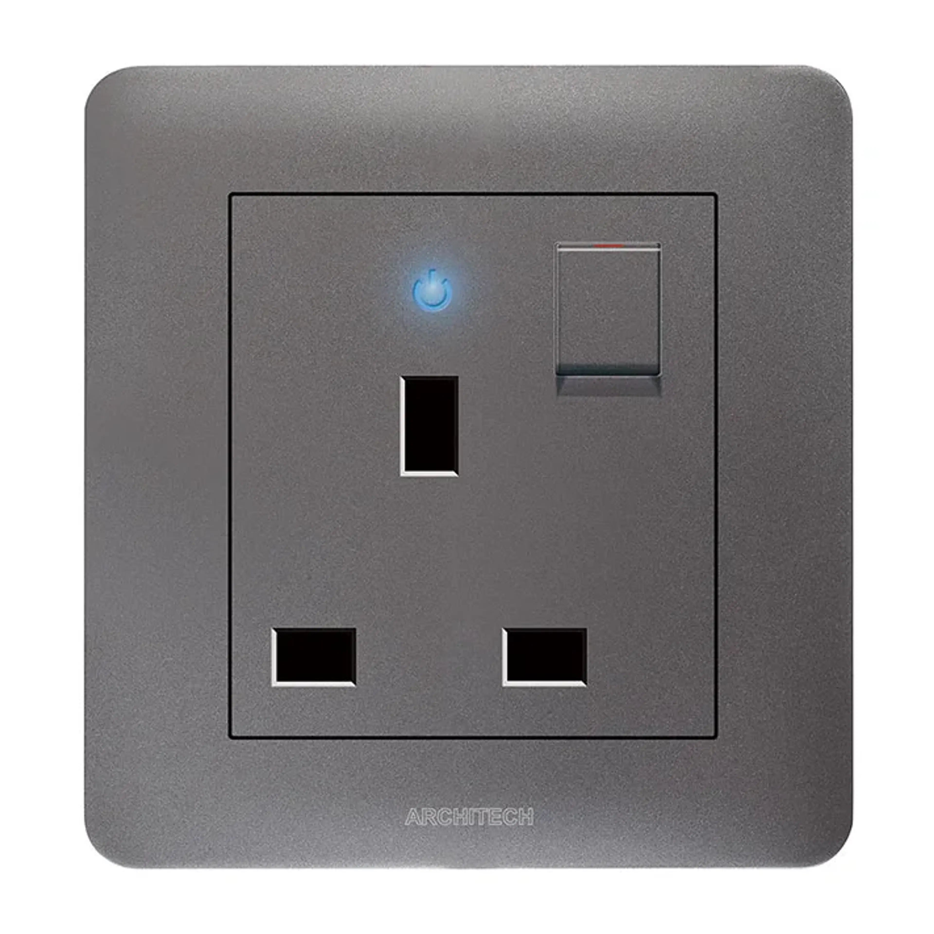 ARCHITECH A63 INFINITY Stop Kontak BS 13A + Saklar & Indikator Neon - Image 4