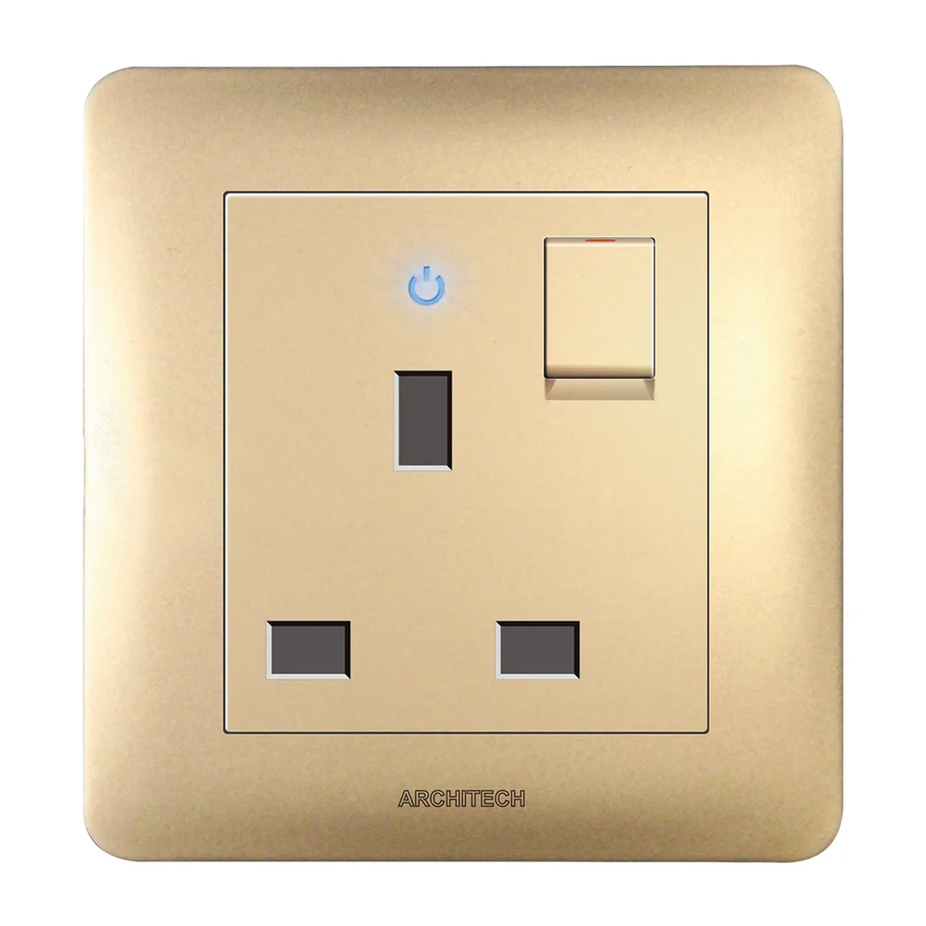 ARCHITECH A63 INFINITY Stop Kontak BS 13A + Saklar & Indikator Neon - Image 3