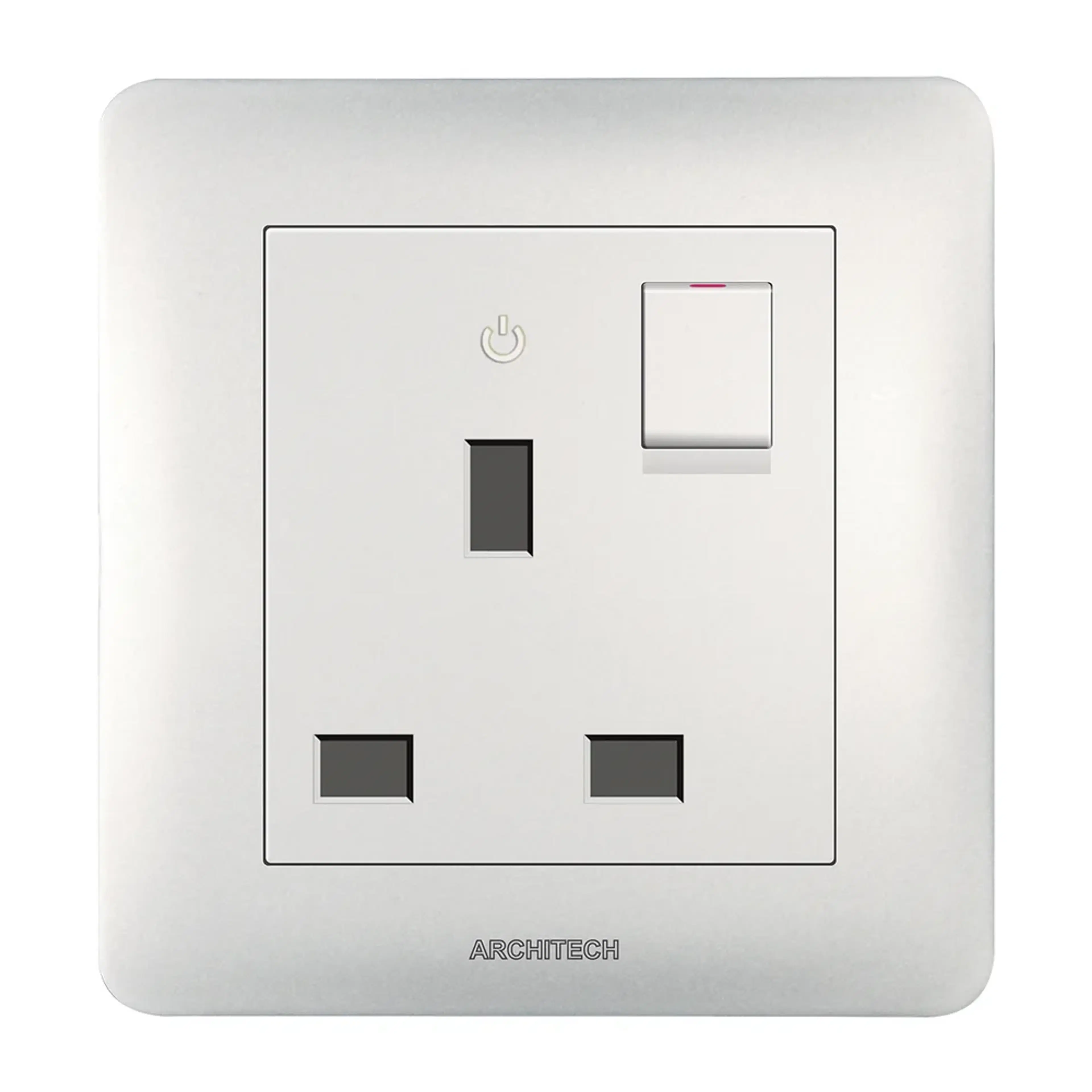 ARCHITECH A63 INFINITY Stop Kontak BS 13A + Saklar & Indikator Neon