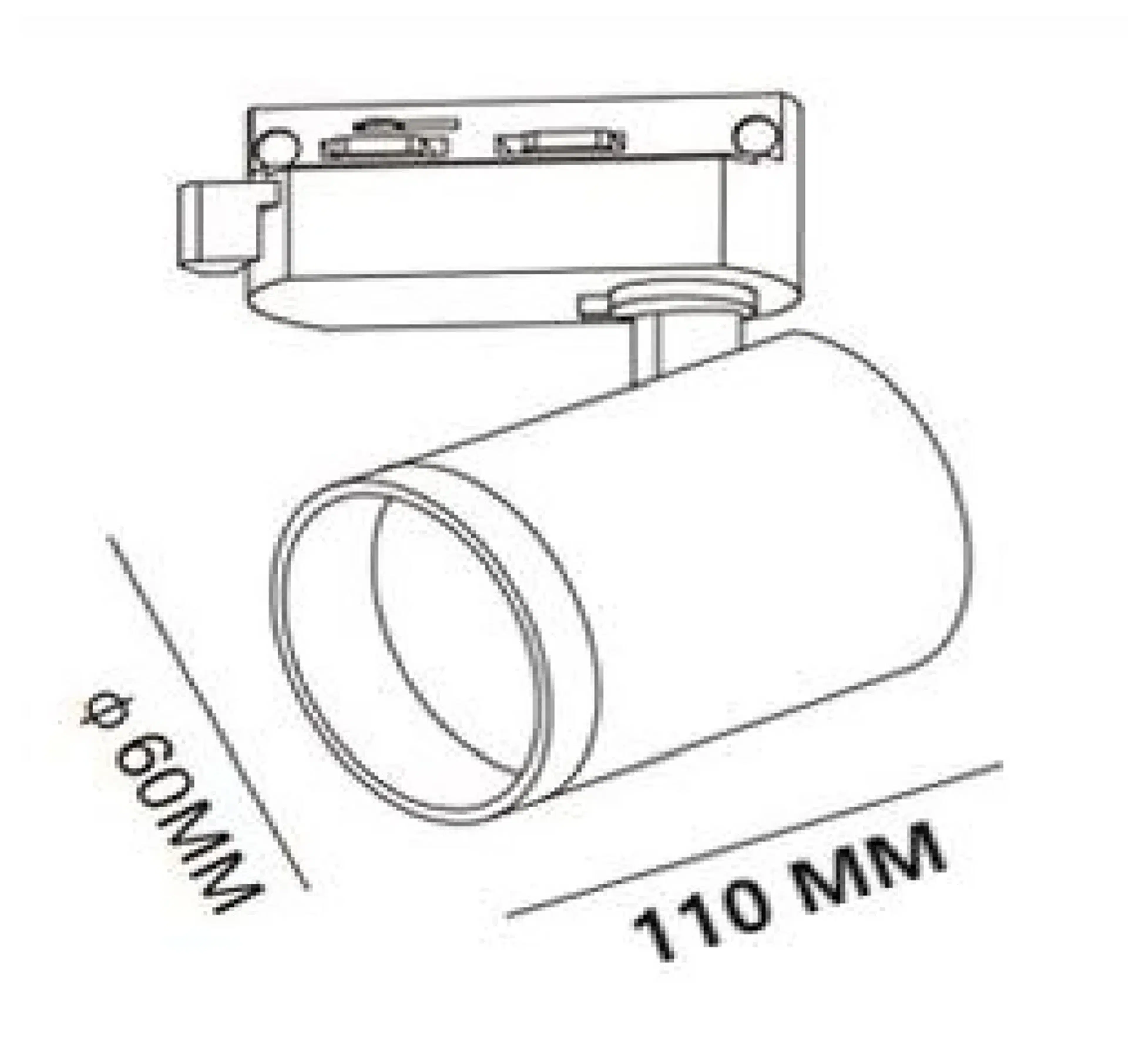 Kap MR16 TRACK K10 BK & WH - Image 2
