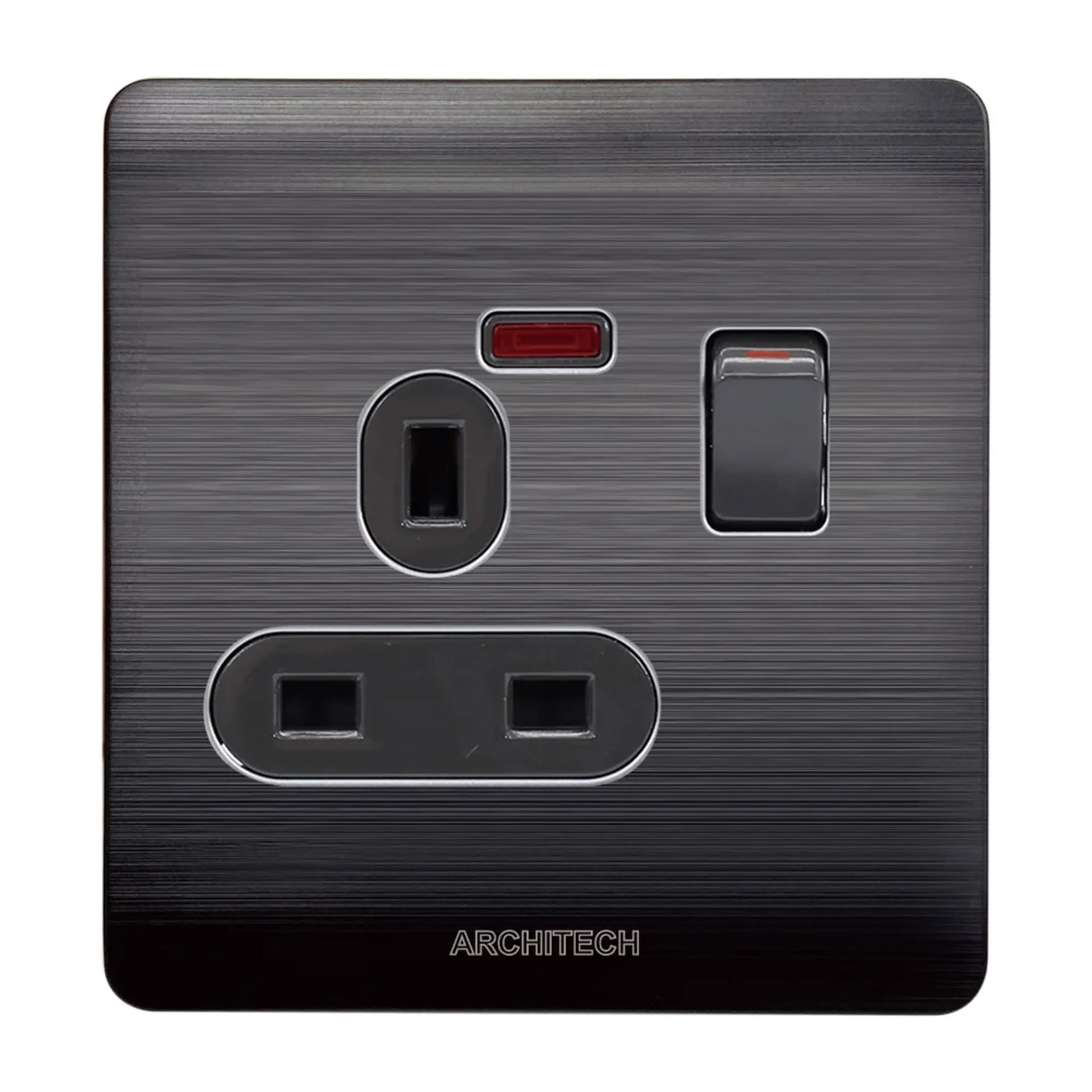 ARCHITECH B9 PLATINUM Stop Kontak BS 13A + Saklar & Indikator Neon - Image 4