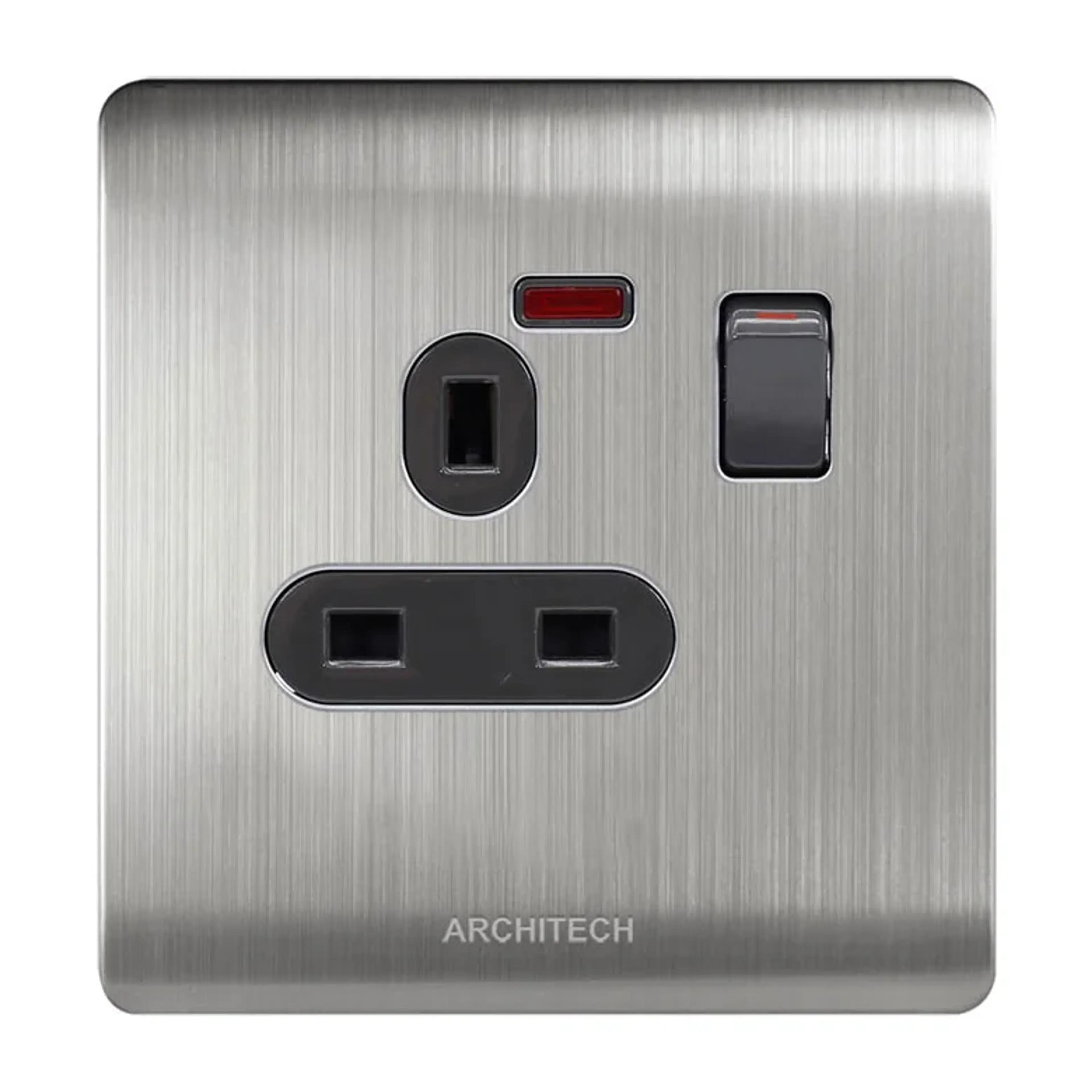ARCHITECH B9 PLATINUM Stop Kontak BS 13A + Saklar & Indikator Neon