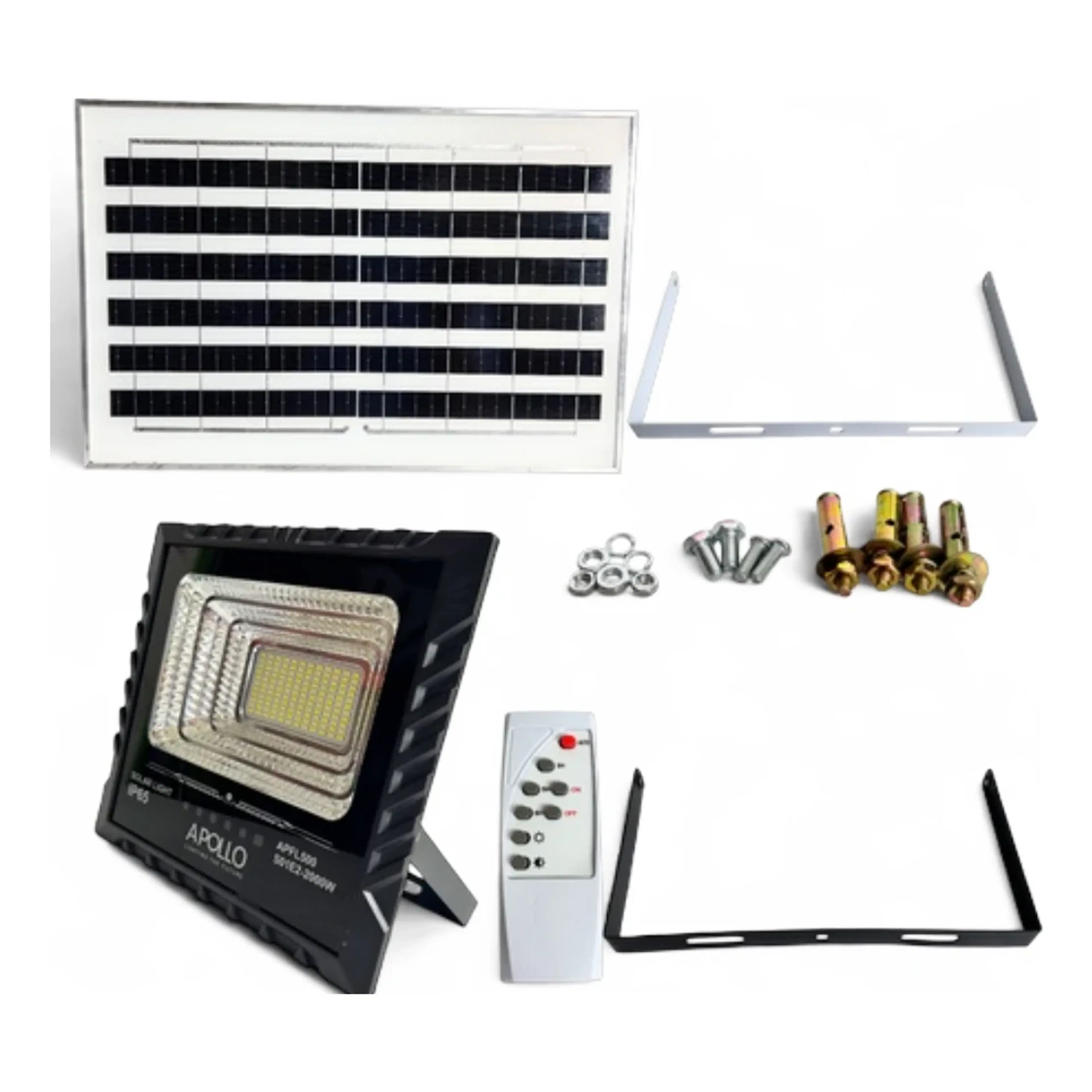 Lampu Sorot Solar LED APFL500-S01E2-2000W - Image 2
