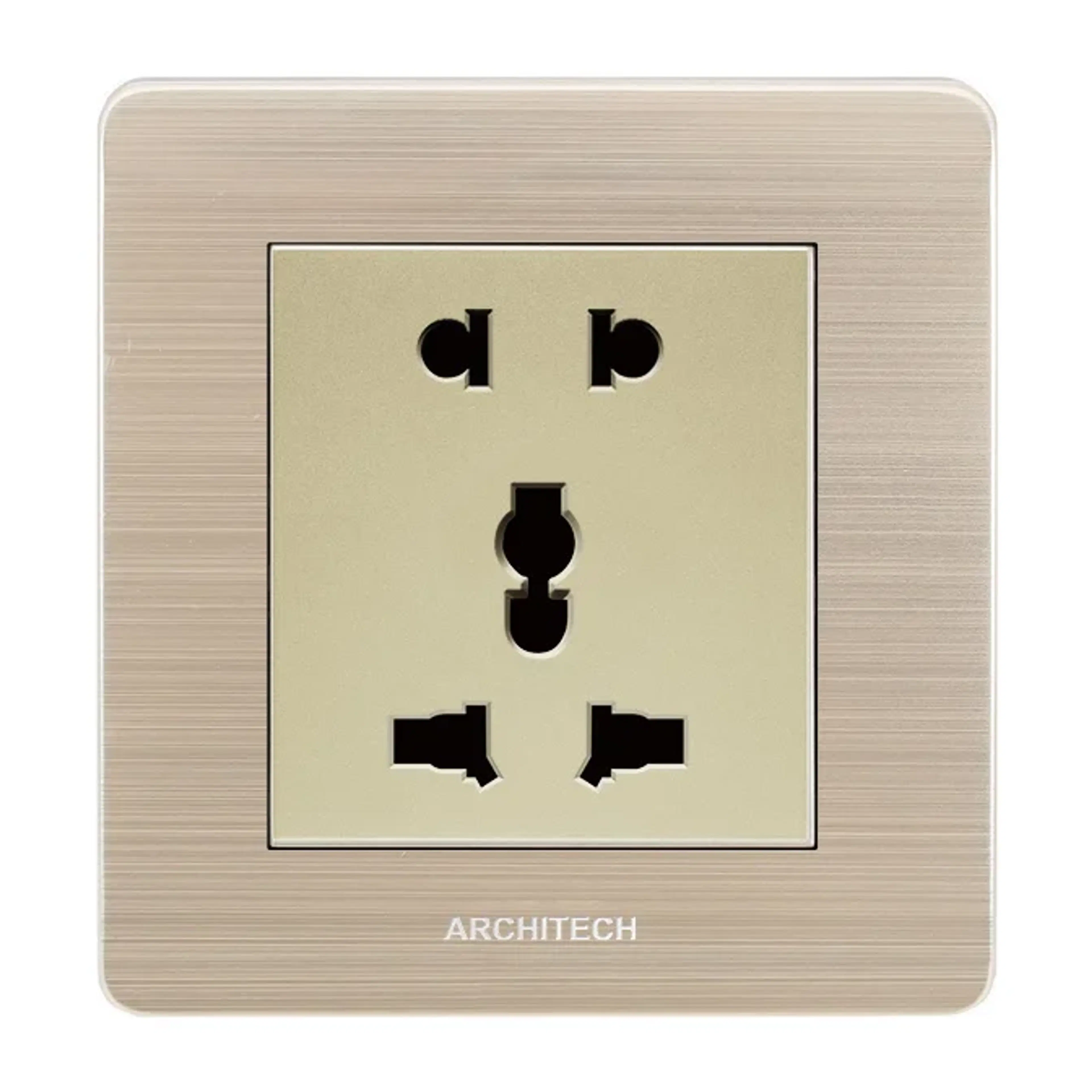 ARCHITECH B9 PLATINUM Stop Kontak Universal 2 Pin & 3 Pin 16AX - Image 3