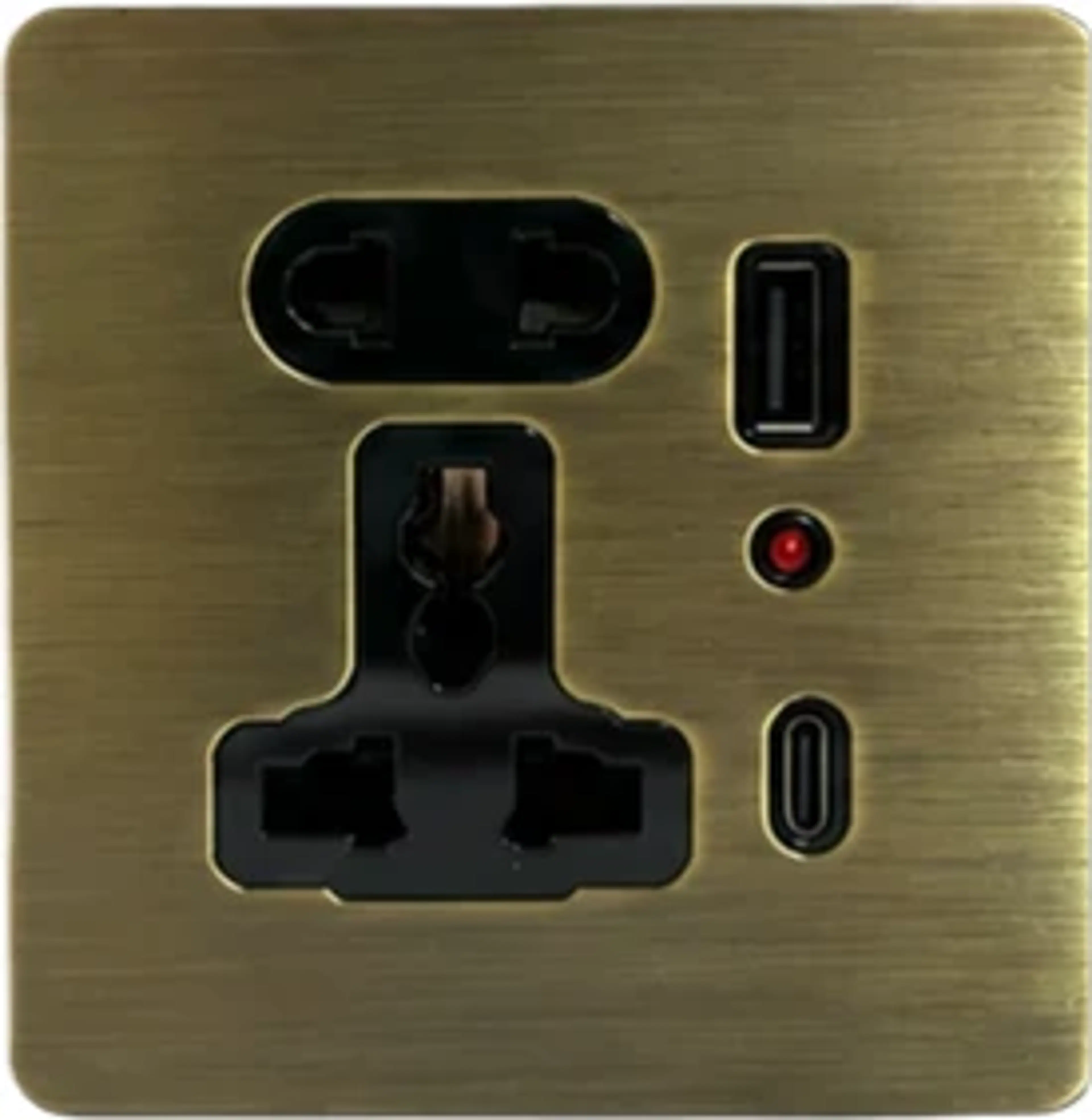 DESIGNO Stop Kontak 5 Pin + USB & Type-C 13A - Image 2