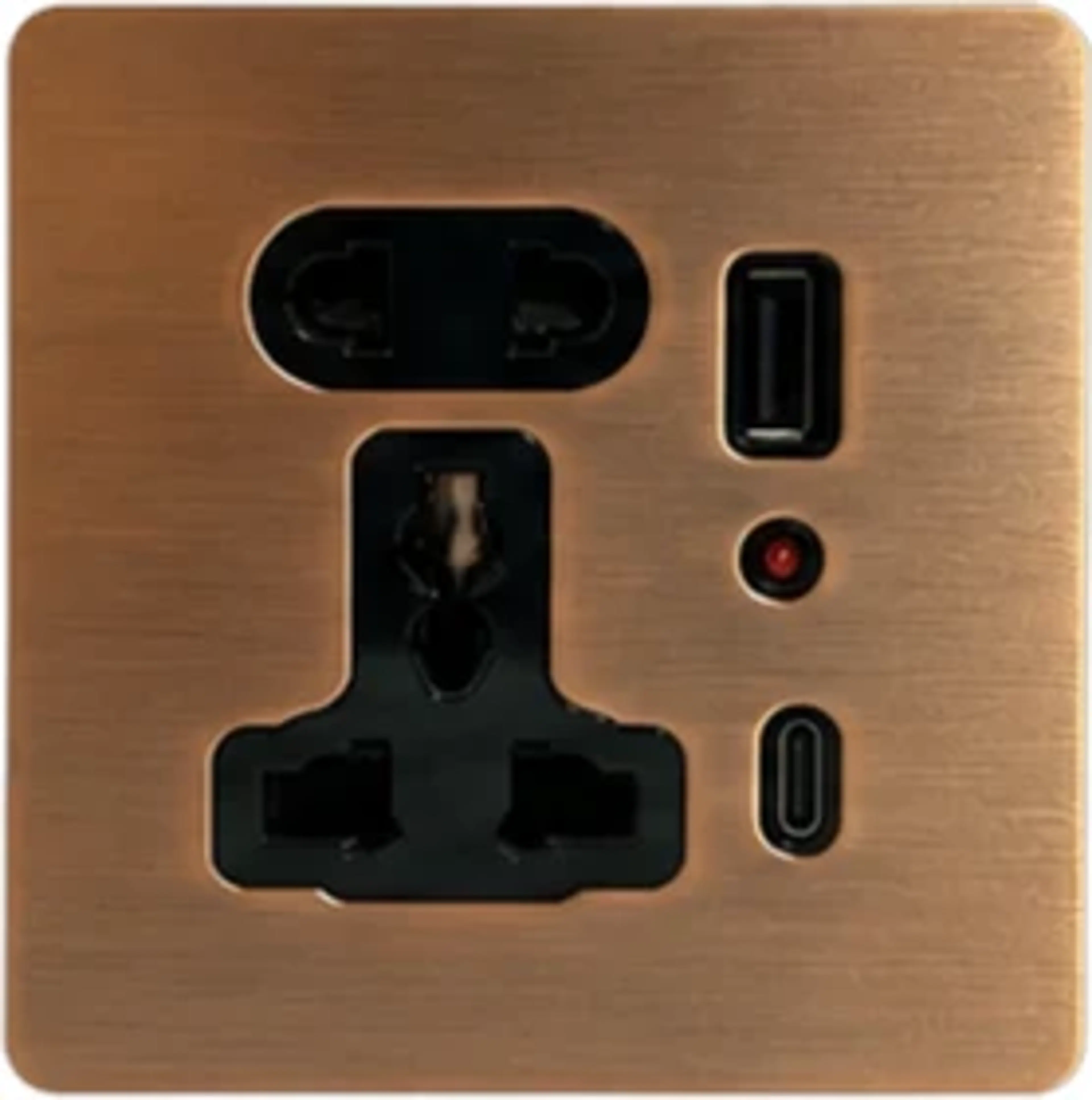 DESIGNO Stop Kontak 5 Pin + USB & Type-C 13A - Image 1