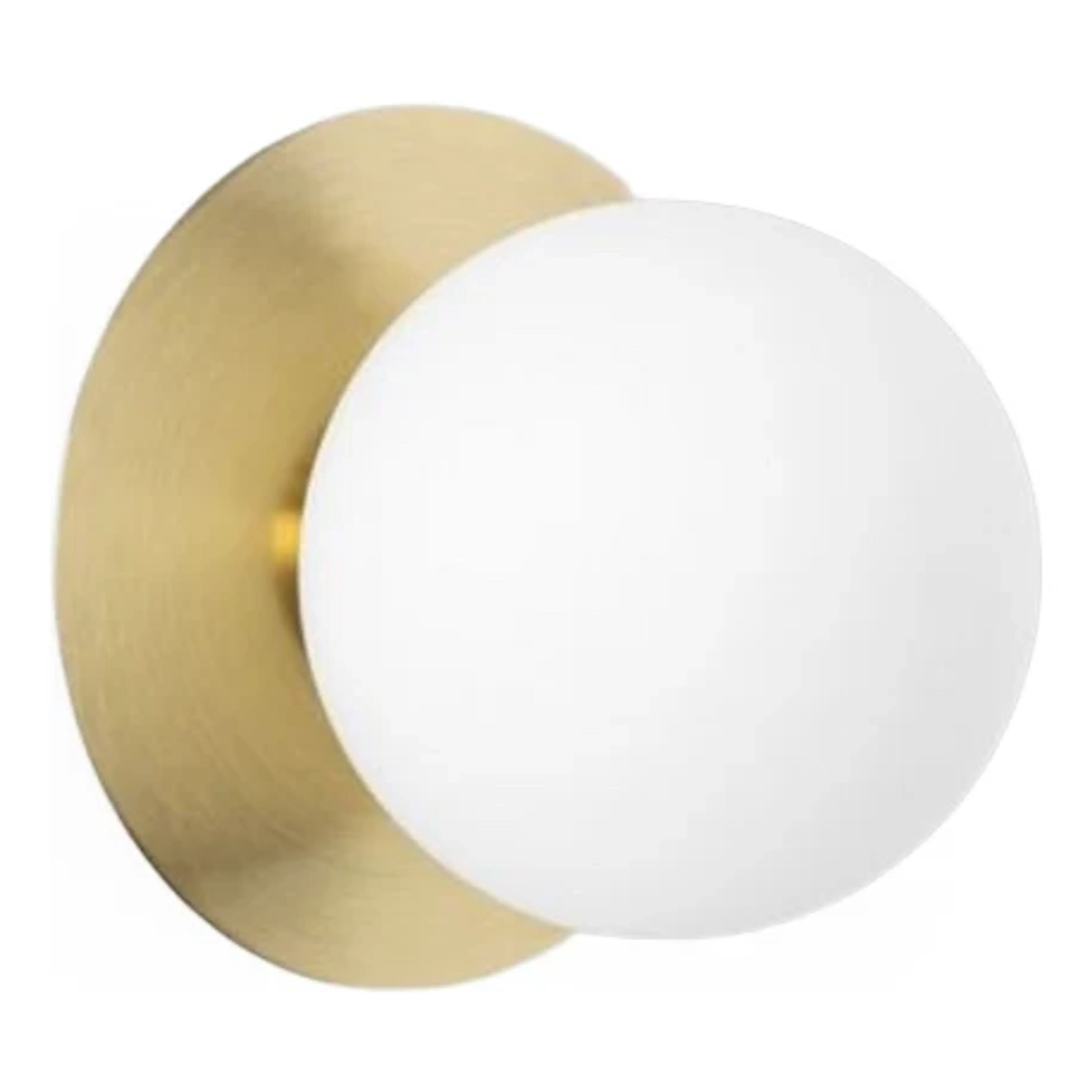 Kap Lampu Dinding Hias Bola E27 Gold