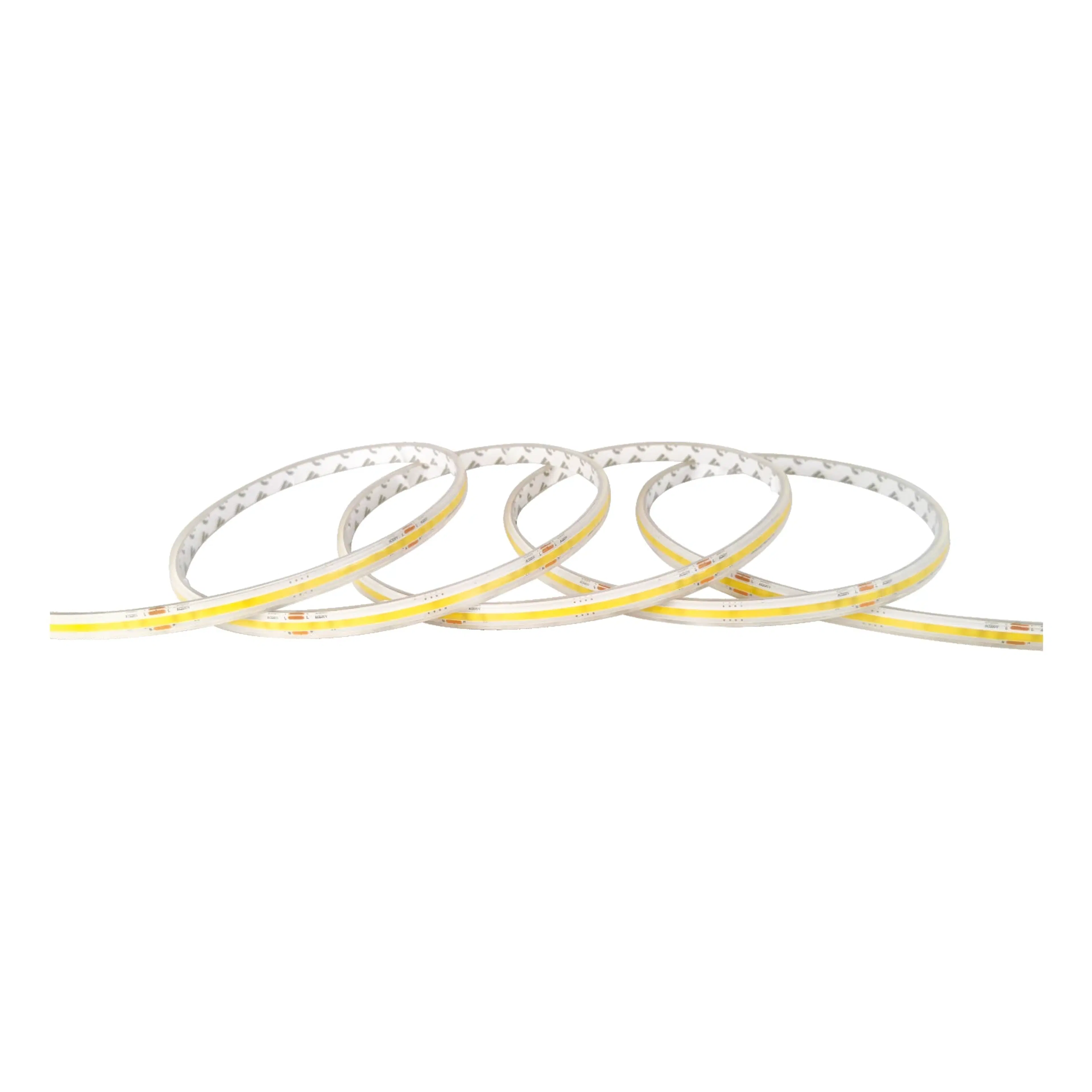 Lampu LED Strip COB AC220V IP67 Silicone 13.5*6MM