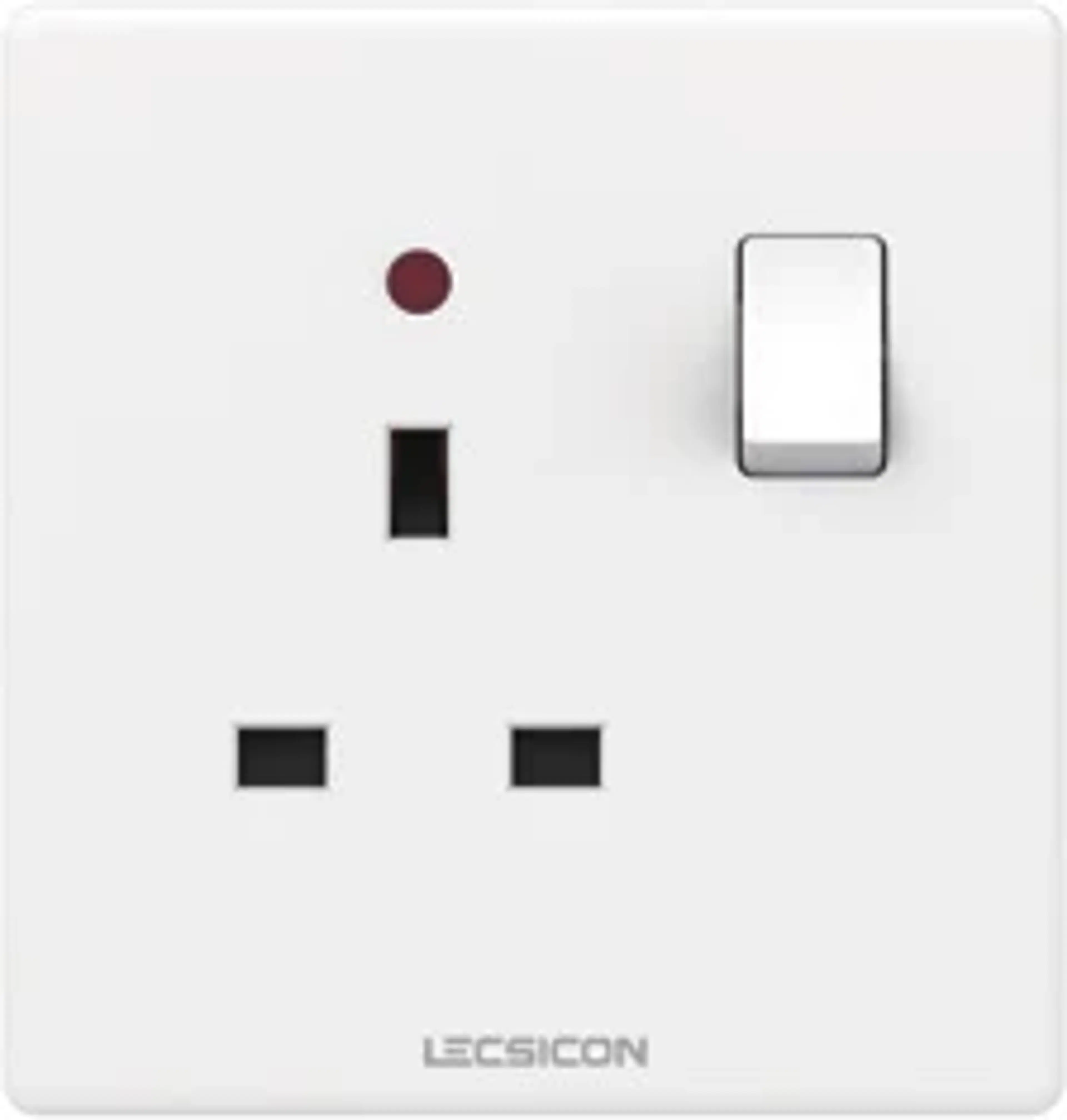 LECSICON Hexa Stop Kontak BS 13A + Saklar & Indikator