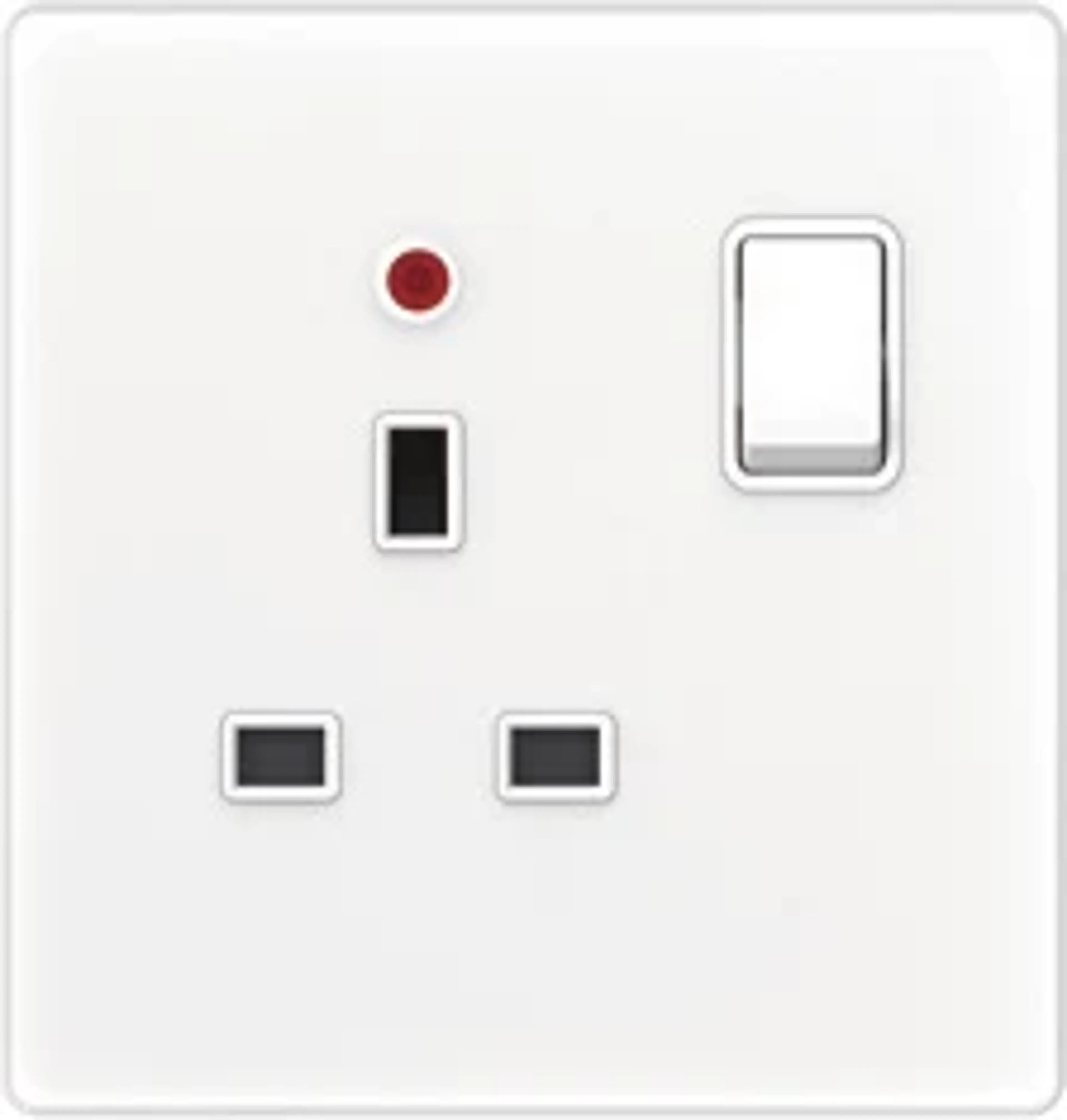 LECSICON Lumo Stop Kontak BS 13A + Saklar & Indikator