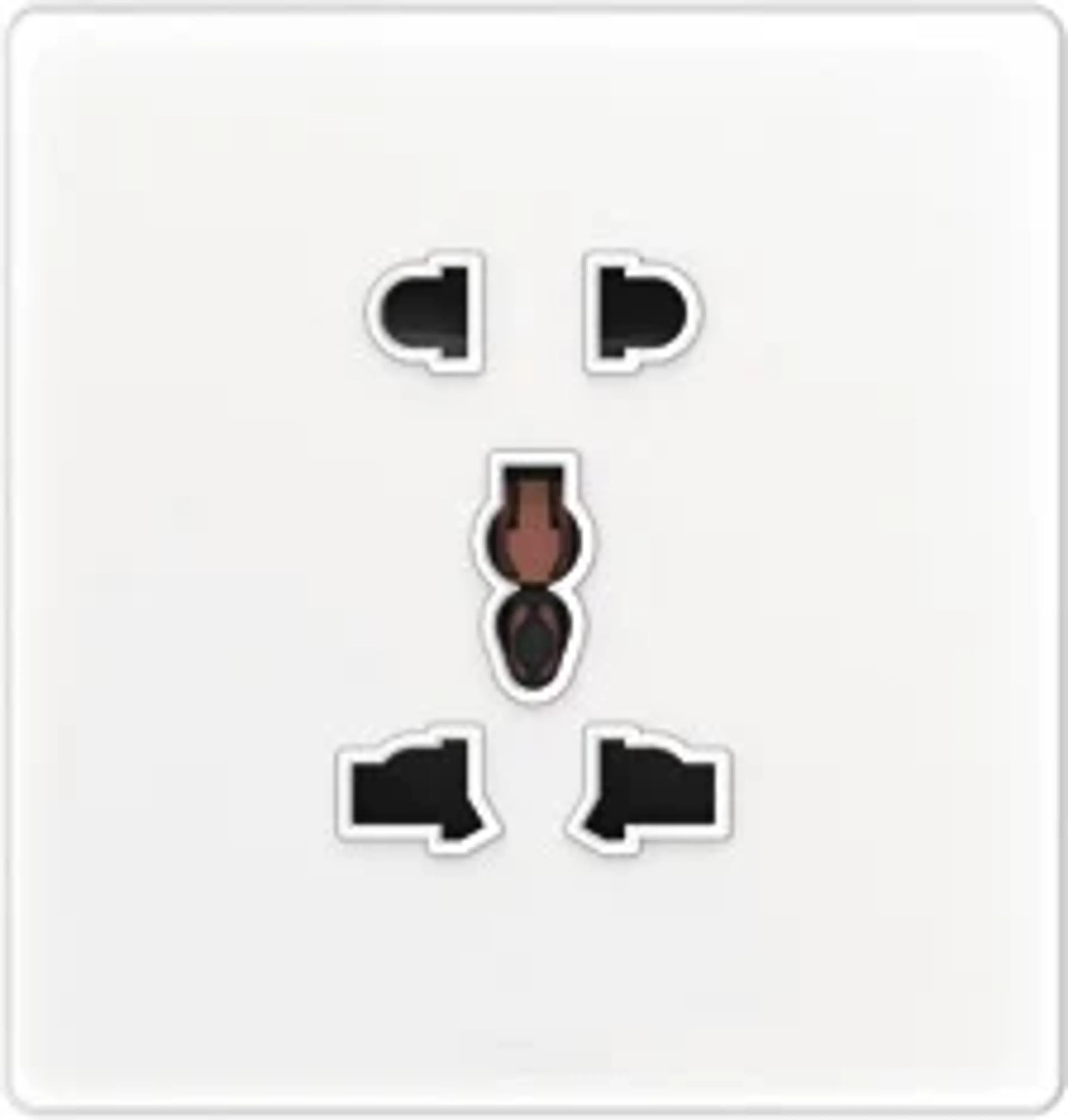 LECSICON Lumo Stop Kontak Universal 2 Pin & 3 Pin 16A