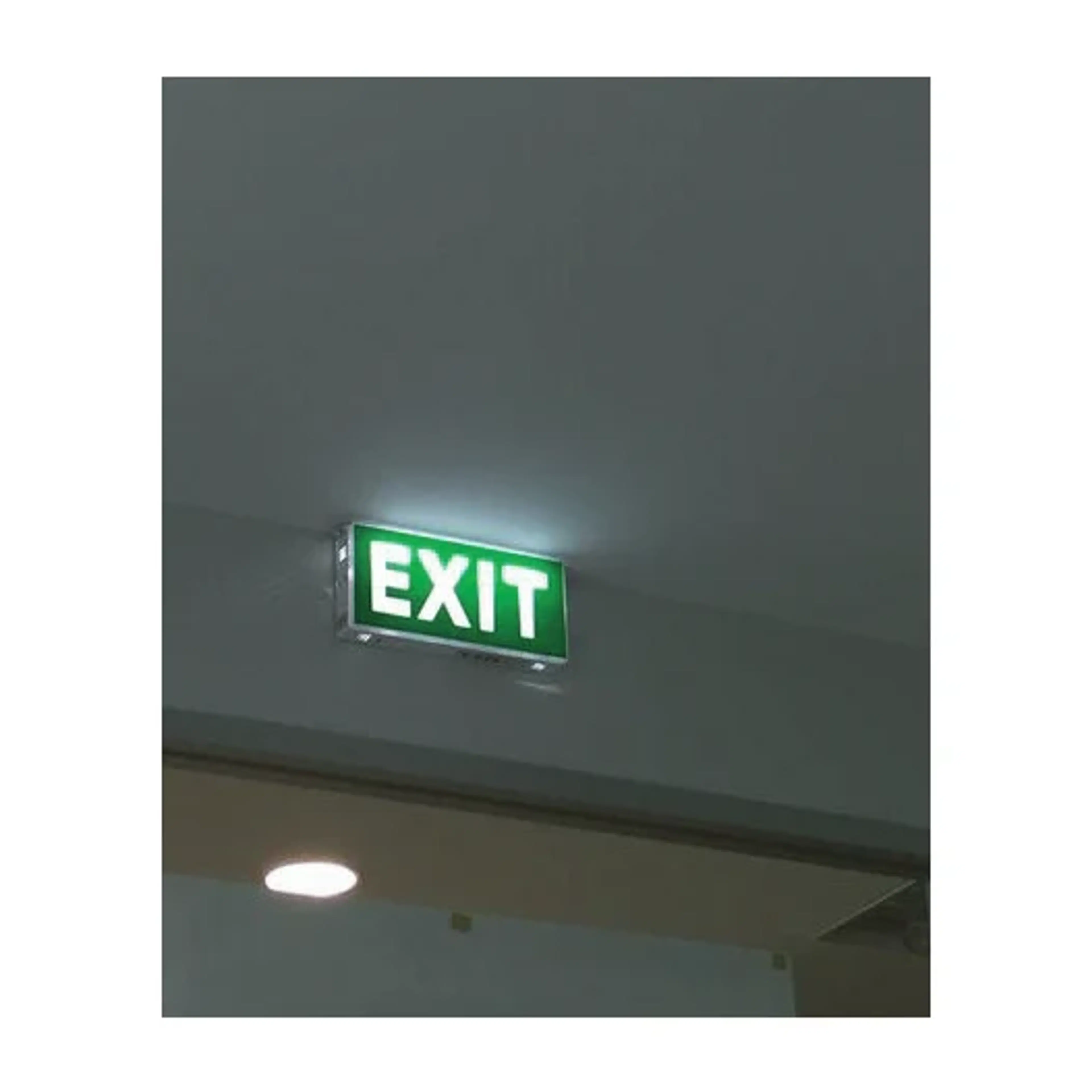 Lampu Exit Akrilik Hijau Orang Lari