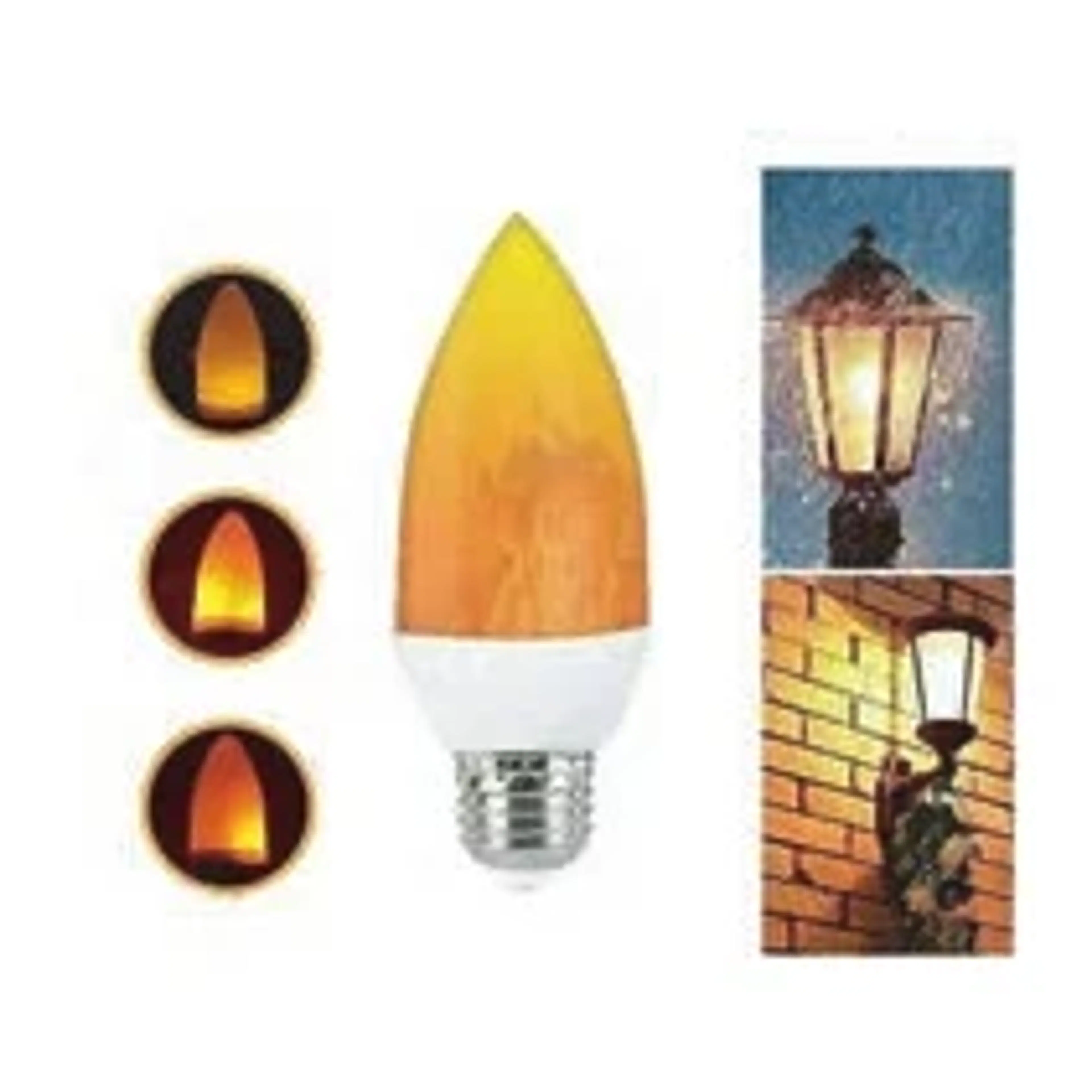 Lampu Lilin Api 3 Watt 220V - Image 2
