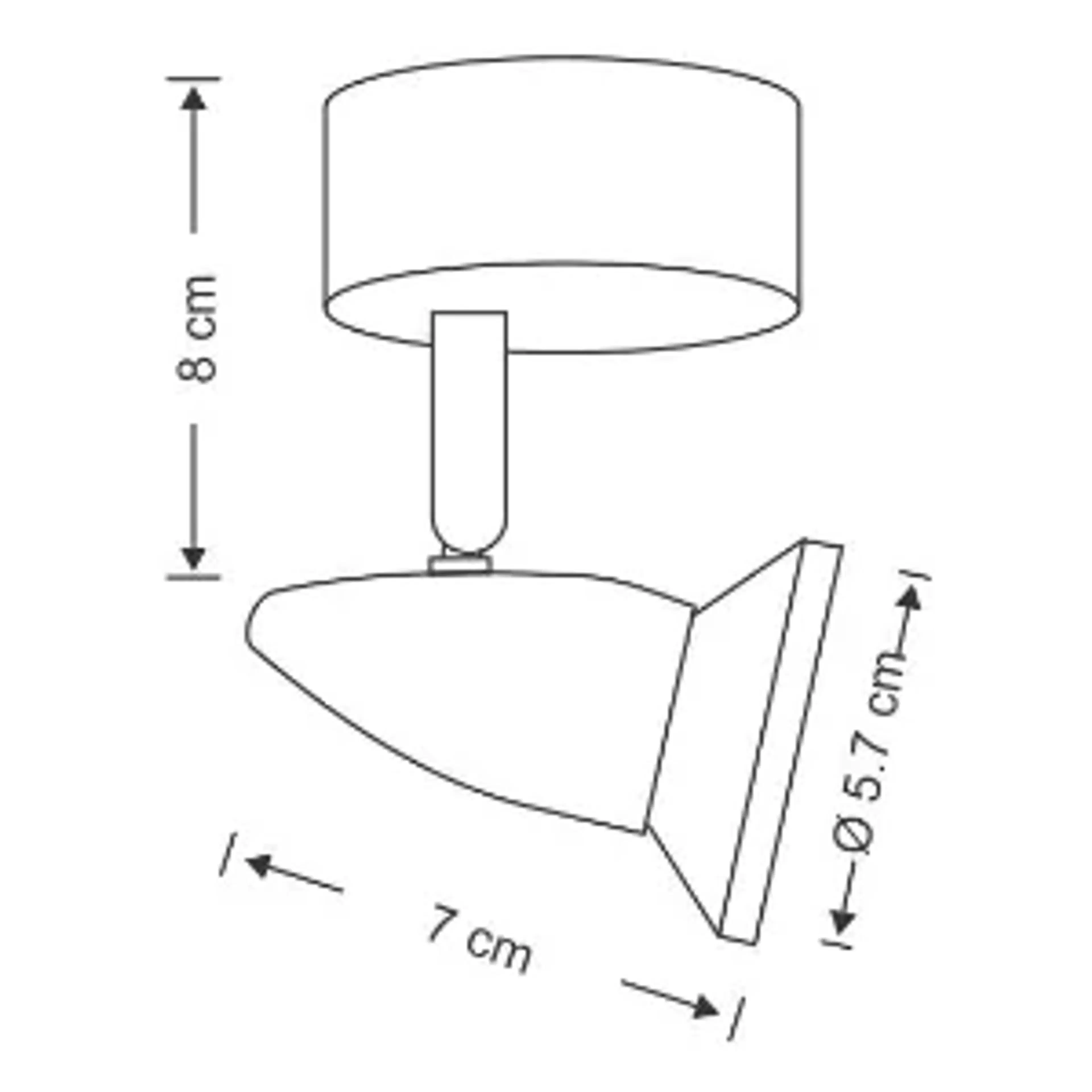 Spotlight ZETALUX Tracolight D003 A - Image 2